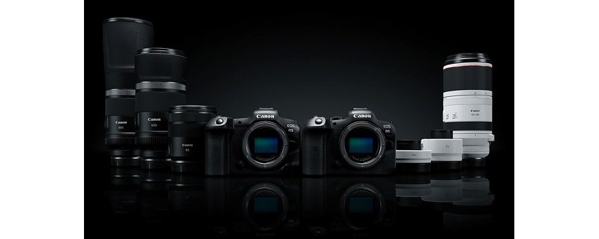 6 nowych instrumentów z bagnetem Canon R